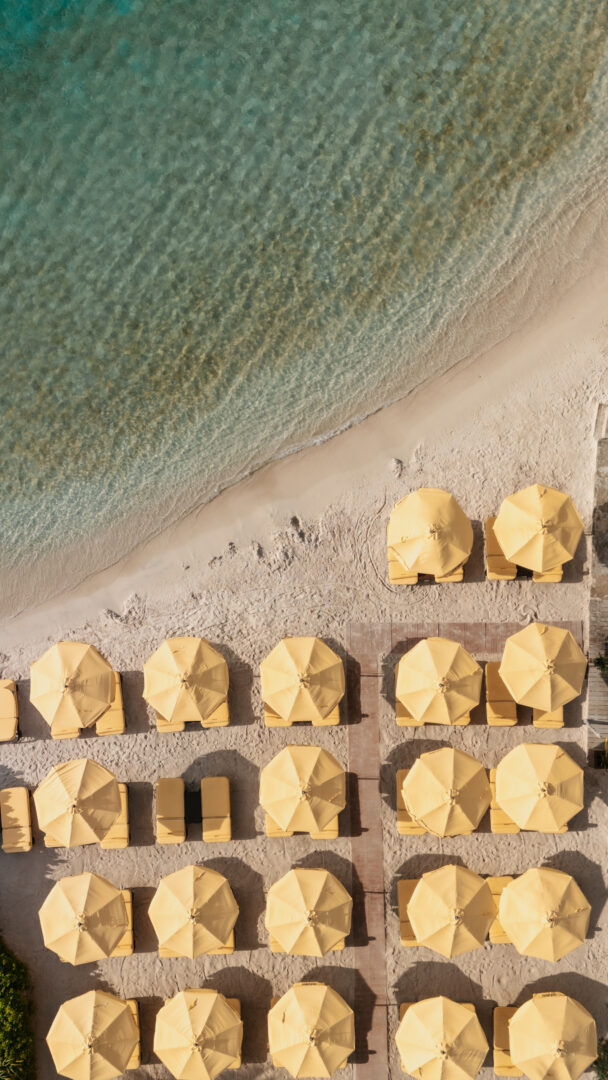 Luchtfoto Cabana Beach gratis voor gasten Bon Bini Resort